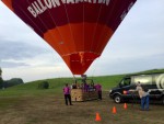 Heteluchtballonvaart Bavel, Netherlands - Hoogstaande ballonvlucht opgestegen op opstijglocatie Breda