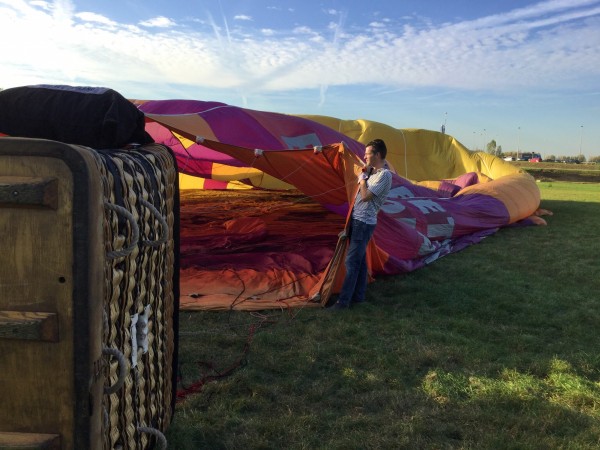Ballonvaart op dinsdag 16 oktober 2018 vanuit Veghel