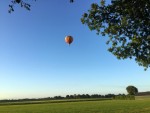 Relaxte ballon vlucht in de omgeving van Leek dinsdag  3 juli 2018