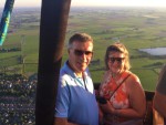 Fantastische ballonvaart opgestegen op startveld Oosterhout op dinsdag  5 september 2023