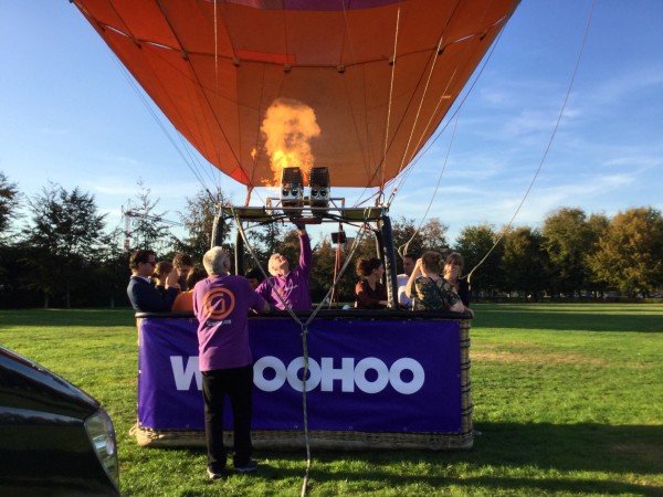 Ballonvaart op dinsdag 9 oktober 2018 vanuit Brasschaat