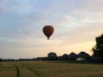 Relaxte ballon vaart vanaf opstijglocatie Arnhem op donderdag 11 juli 2019