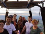 Feestelijke ballon vlucht in de buurt van Meppel op donderdag  4 augustus 2022