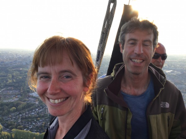Ballonvaart op maandag 15 oktober 2018 vanuit Eindhoven