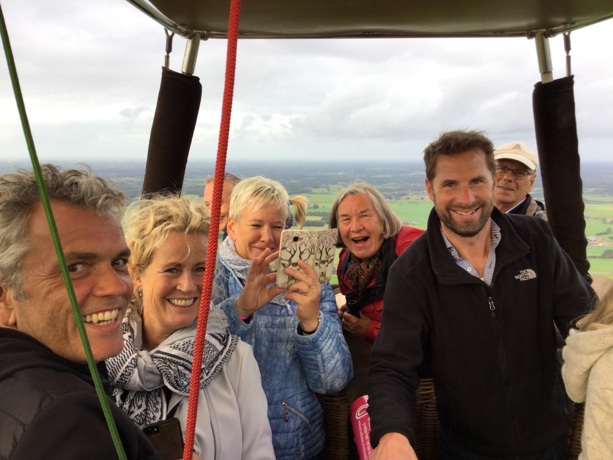 Ballonvlucht Laag Zuthem - Verbluffende ballonvlucht in de omgeving Zwolle