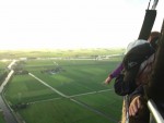 Luchtballonvaart Terband - Plezierige luchtballon vaart opgestegen op startveld Joure
