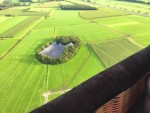 Hoogstaande ballonvaart vanaf startveld Drachten op maandag 28 augustus 2023