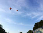 Waanzinnige luchtballonvaart opgestegen op startveld Beesd maandag  6 augustus 2018