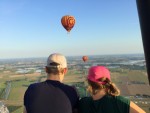 Relaxte ballonvlucht opgestegen op startveld Beesd maandag  6 augustus 2018