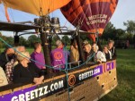 Ballon vlucht Beesd - Ongeëvenaarde luchtballon vaart over Beesd