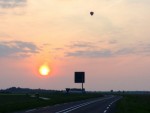 Fascinerende ballon vlucht gestart op opstijglocatie Zwolle vrijdag 11 mei 2018