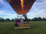 Betoverende ballon vlucht omgeving Sprang-capelle op vrijdag  3 juli 2026