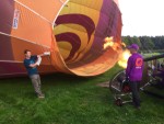 Luchtballon vaart Duiven, Netherlands - Buitengewone luchtballon vaart gestart in Duiven