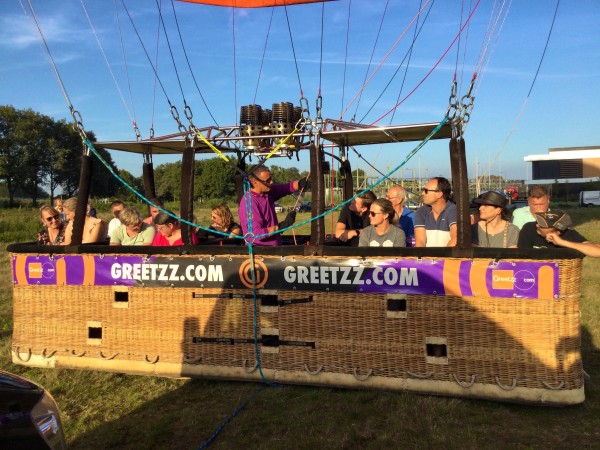 Ballonvaart op vrijdag  8 september 2023 vanuit Tilburg