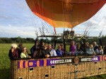 Professionele ballon vaart startlocatie Houten op woensdag 14 september 2022