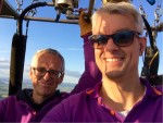 Ongeëvenaarde luchtballon vaart vanaf opstijglocatie Beesd op woensdag 21 september 2022