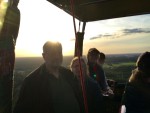 Fascinerende luchtballon vaart startlocatie Rijsbergen op woensdag 21 september 2022