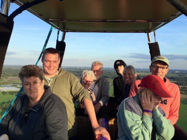 Ballonvaart op woensdag 21 september 2022 vanuit Rijsbergen