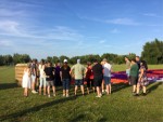 Unieke luchtballon vaart omgeving Duiven op woensdag  3 augustus 2022