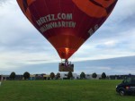 Comfortabele heteluchtballonvaart opgestegen op opstijglocatie Raalte op woensdag 30 september 2026