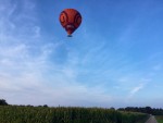 Heerlijke luchtballonvaart opgestegen op startveld America op zaterdag  2 september 2023