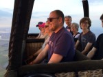 Hoogstaande luchtballonvaart startlocatie Kampen op zaterdag 20 augustus 2022
