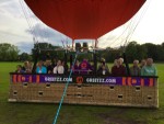 Luchtballon vaart Nijmegen, Netherlands - Exceptionele ballon vaart gestart op opstijglocatie Nijmegen