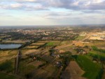 Mooie luchtballon vaart startlocatie Almelo op zaterdag  3 september 2022