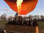 Prettige ballon vaart vanaf startlocatie Tilburg op zaterdag 30 maart 2019