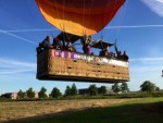 Relaxte heteluchtballonvaart opgestegen op startveld Joure op zaterdag  6 augustus 2022