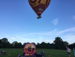 Weergaloze ballon vaart in de buurt van Beesd op zondag 12 juni 2022