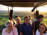 Hoogstaande ballonvlucht opgestegen op startveld Colmschate op zondag 20 augustus 2023