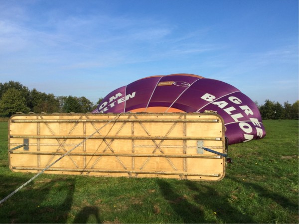 Ballonvaart op zondag 21 oktober 2018 vanuit Sprang-Capelle