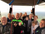 Comfortabele luchtballon vaart in Ommen op zondag  7 oktober 2018