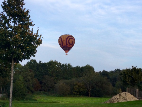 Ballonvaart op zondag  8 oktober 2023 vanuit Goirle